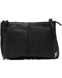 SOMMET - Sac À Bandoulière Zippé En Peau Lainée - Lyst