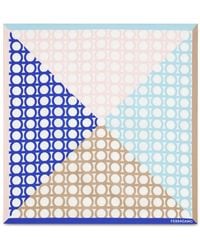Ferragamo - Dégradé Gancini Silk Scarf - Lyst
