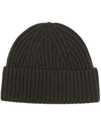 Lisa Yang - Martigny Ribbed-Knit Turn-Up Beanie Hat - Lyst