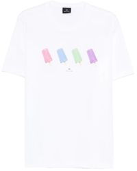 Paul Smith - Regular Fit Zebra T-Shirt - Lyst