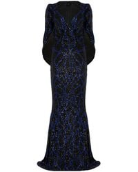 Talbot Runhof - Vestido de fiesta con lentejuelas - Lyst