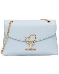 Love Moschino - Heart-Motif Chain Cross Body Bag - Lyst
