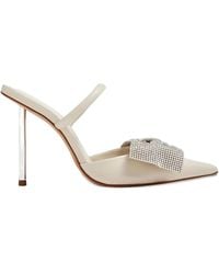 SCHUTZ SHOES - Sandales En Cuir À Talon 100 Mm - Lyst