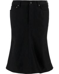 Balenciaga - ゴデット デニムスカート - Lyst