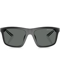 ARMANI EXCHANGE - Rectangle Frame Sunglasses - Lyst