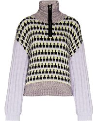 Stine Goya Wool Carlo Jumper in Blue 