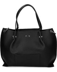 ARMANI EXCHANGE - Bolso shopper con detalle del logo - Lyst