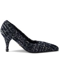 Prada - 85Mm Knitted Pumps - Lyst