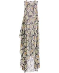 Loewe - Maxi-Jurk Met Daffodil-Print - Lyst