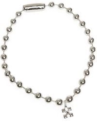 Off-White c/o Virgil Abloh - Arrow Ballchain Necklace - Lyst