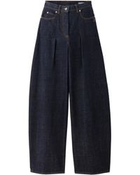 Jacquemus - Le De-Nîmes Ovalo Geplooide Jeans - Lyst