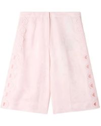 Sandro - Floral Jacquard Bermuda Shorts - Lyst