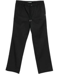 KARL LAGERFELD - Logo-Plaqued Straight-Leg Trousers - Lyst