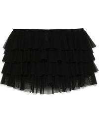 Norma Kamali - Skorts Met Ruches - Lyst