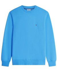 Tommy Hilfiger - Logo-Embroidered Crew-Neck Sweater - Lyst