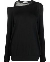 Dorothee Schumacher - Off-the-shoulder Knitted Top - Lyst