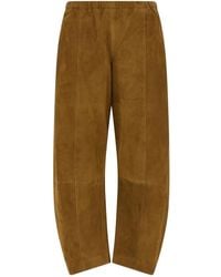 KHAITE - Clover Elasticated-Waist Wide-Leg Trousers - Lyst