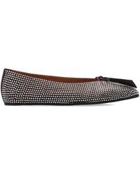 The Attico - Bead-Embellished Bow Ballet Flats - Lyst