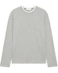 Lardini - Long-Sleeve Cotton T-Shirt - Lyst