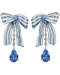 Anabela Chan - Gingham サファイア&ダイヤモンド ピアス 18kゴールドヴェルメイユ - Lyst