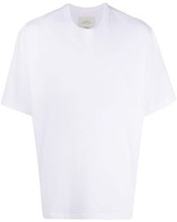 Studio Nicholson - T-shirt en coton à col rond - Lyst