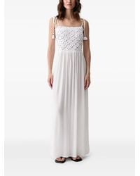 Pedro Del Hierro Madrid - Tassel-Detail Maxi Dress - Lyst