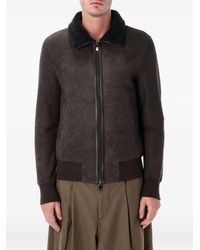 S.W.O.R.D - Zip-Fastening Leather Jacket - Lyst