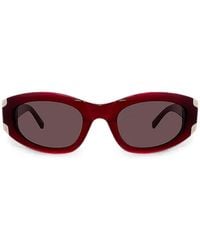 MCM - Oval-Frame Sunglasses - Lyst