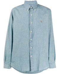 Polo Ralph Lauren - Custom-Fit Chambray Shirt - Lyst