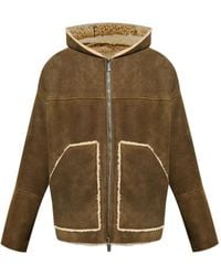 DSquared² - Hooded Shearling Jacket - Lyst