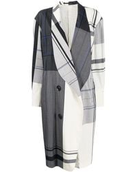 Y's Yohji Yamamoto - Check Single-Breasted Coat - Lyst