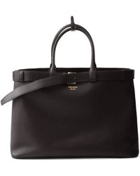 Prada - Handtasche Mit Schnalle - Lyst