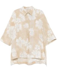 Transit - Camicia A Fiori - Lyst