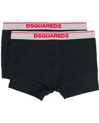 DSquared² Logo Boxers - Black