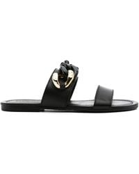 See By Chloé - Chain-detail Leather Sandals - Lyst