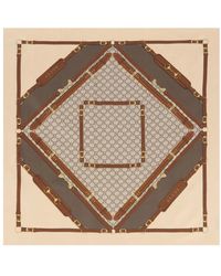 Gucci - Fular con hebilla estampada - Lyst