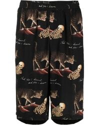Endless Joy - Dreamt Motif-Print Bermuda Shorts - Lyst