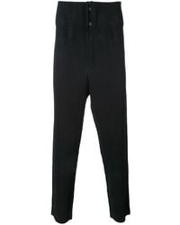 Homme Plissé Issey Miyake - Drop-Crotch Pleated Trousers - Lyst