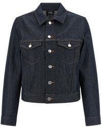 A.P.C. - Dion Contrast-Stitching Jacket - Lyst