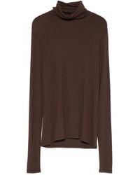 Dorothee Schumacher - Top Con Collo A Lupetto E Maniche Lunghe - Lyst