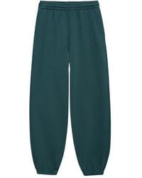 Anine Bing - Monogram-Embroidered Track Pants - Lyst