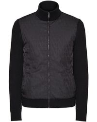 Valentino Garavani - Toile Iconographe Wool-knit Jacket - Lyst