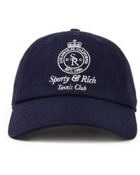 Sporty & Rich - Embroidered Hat - Lyst