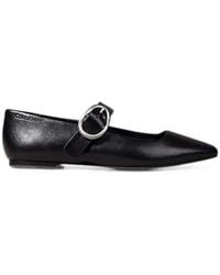 Calvin Klein - Buckle-Fastening Ballet Flats - Lyst