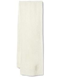 Guess - Lexie Logo-Embroidered Ribbed Scarf - Lyst