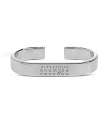 MM6 by Maison Margiela - Logo-Engraved Double Rings - Lyst