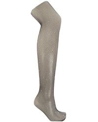 Heist - Crystal-Embellished Fishnet Tights - Lyst