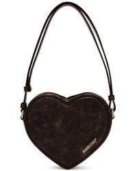 Ambush - Heart Leather Shoulder Bag - Lyst