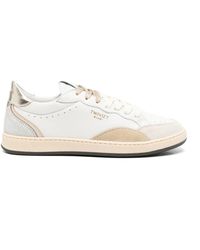 Twinset - Metallic-Effect Panelled Sneakers - Lyst