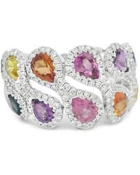 Lisa Nik - Sapphire And Diamond Ring - Lyst
